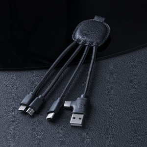 Ine Smart - Câble de charge multi-connecteurs Double entrée Type-C & USB 6