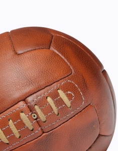 Ballon Foot Cuir Véritable RETRO 2