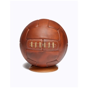 Ballon Foot Cuir Véritable RETRO
