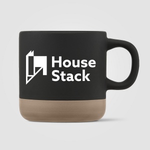 Terra - Tasse en céramique à base d'argile de 355 ml (+Sérigraphie) 2