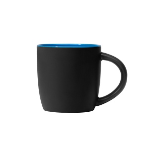 Zanzibar - Tasse en céramique noire matte de 355 ml avec ColourPop (+Sérigraphie) 7