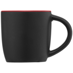 Zanzibar - Tasse en céramique noire matte de 355 ml avec ColourPop (+Sérigraphie) 10