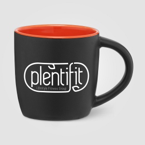 Zanzibar - Tasse en céramique noire matte de 355 ml avec ColourPop (+Sérigraphie) 3