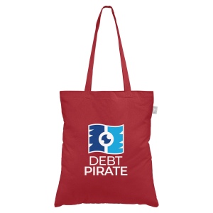 Geo - Sac fourre-tout en tissu de coton recyclé 140 gsm (+Sérigraphie) 5