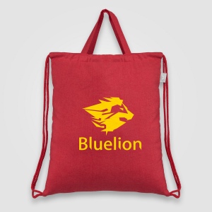 Palma - sac à cordon en coton recyclé Sac à cordon en coton recyclé 140 gsm (+Sérigraphie) 5