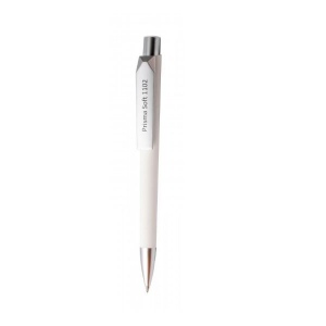stylo-bille avec corps en touché gomme - PRISMA SOFT PREMIUM 2