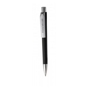 stylo-bille avec corps en touché gomme - PRISMA SOFT PREMIUM 3