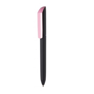 Stylo-bille avec corps noir en touche gomme soft touch 5