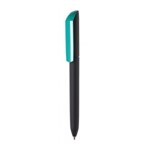 Stylo-bille avec corps noir en touche gomme soft touch 11