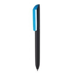 Stylo-bille avec corps noir en touche gomme soft touch 10