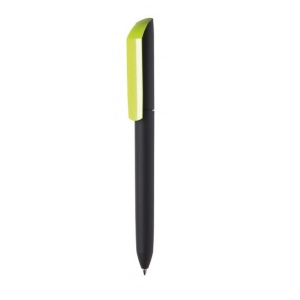 Stylo-bille avec corps noir en touche gomme soft touch 7
