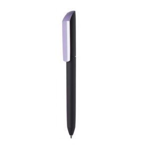 Stylo-bille avec corps noir en touche gomme soft touch 6
