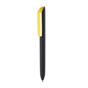 Stylo-bille avec corps noir en touche gomme soft touch 2