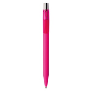 Stylo-bille avec corps de couleur touche gomme soft touch 4
