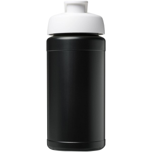 Bouteille de sport Baseline de 500 ml recyclée avec couvercle rabattable 14