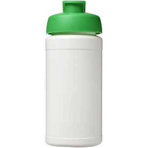 Bouteille de sport Baseline de 500 ml recyclée avec couvercle rabattable 25