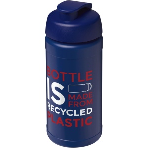 Bouteille de sport Baseline de 500 ml recyclée avec couvercle rabattable 30