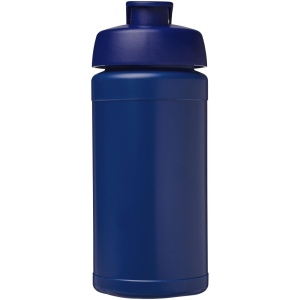 Bouteille de sport Baseline de 500 ml recyclée avec couvercle rabattable 18