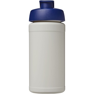 Bouteille de sport Baseline de 500 ml recyclée avec couvercle rabattable 20