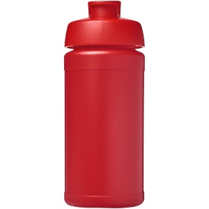 Bouteille de sport Baseline de 500 ml recyclée avec couvercle rabattable 21