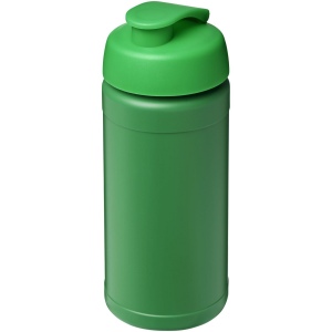 Bouteille de sport Baseline de 500 ml recyclée avec couvercle rabattable 7