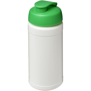 Bouteille de sport Baseline de 500 ml recyclée avec couvercle rabattable 13