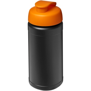 Bouteille de sport Baseline de 500 ml recyclée avec couvercle rabattable 4
