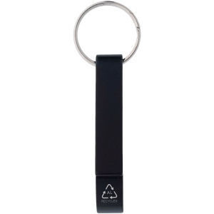 Ouvre-bouteille et canette Tao en aluminium recyclé certifié RCS avec porte-clés 7