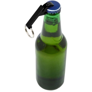 Ouvre-bouteille et canette Tao en aluminium recyclé certifié RCS avec porte-clés 17