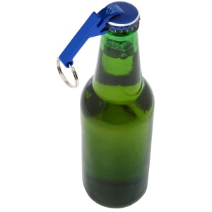 Ouvre-bouteille et canette Tao en aluminium recyclé certifié RCS avec porte-clés 20