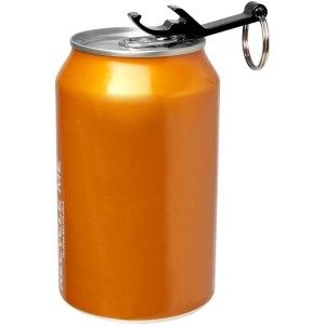 Ouvre-bouteille et canette Tao en aluminium recyclé certifié RCS avec porte-clés 22