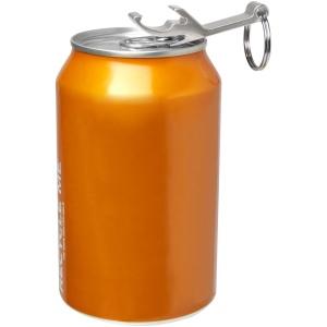 Ouvre-bouteille et canette Tao en aluminium recyclé certifié RCS avec porte-clés 26