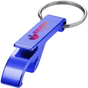 Ouvre-bouteille et canette Tao en aluminium recyclé certifié RCS avec porte-clés 15