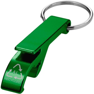Ouvre-bouteille et canette Tao en aluminium recyclé certifié RCS avec porte-clés 3