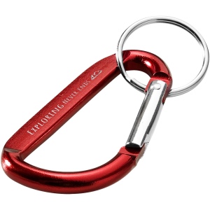 Porte-clés mousqueton Timor en aluminium recyclé RCS 14