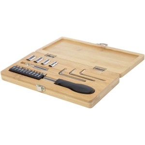 Ensemble d'outils Rivet 19 pièces en bambou/plastique recyclé 2