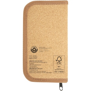 Ensemble d'outils Spike 24 pièces en plastique recyclé certifié RCS avec pochette en liège 3