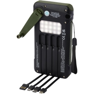 Batterie de secours Soldy solaire à dynamo en plastique recyclé RCS de 10 000 mAh 6