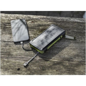 Batterie de secours Soldy solaire à dynamo en plastique recyclé RCS de 10 000 mAh 8