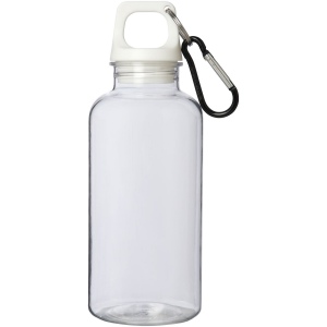 Bouteille d'eau Oregon de 400 ml en plastique recyclé avec mousqueton 25