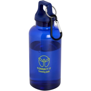 Bouteille d'eau Oregon de 400 ml en plastique recyclé avec mousqueton 27
