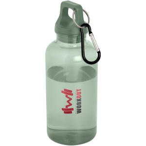 Bouteille d'eau Oregon de 400 ml en plastique recyclé avec mousqueton 31