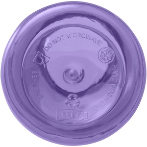 Bouteille d'eau Oregon de 400 ml en plastique recyclé avec mousqueton 40