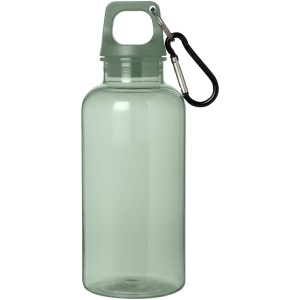 Bouteille d'eau Oregon de 400 ml en plastique recyclé avec mousqueton 19
