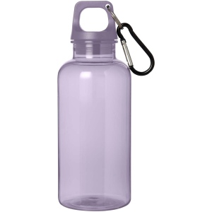 Bouteille d'eau Oregon de 400 ml en plastique recyclé avec mousqueton 21