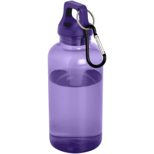 Bouteille d'eau Oregon de 400 ml en plastique recyclé avec mousqueton 4