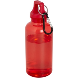 Bouteille d'eau Oregon de 400 ml en plastique recyclé avec mousqueton 11