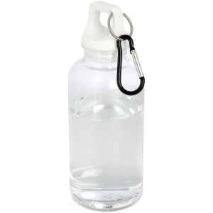 Bouteille d'eau Oregon de 400 ml en plastique recyclé avec mousqueton 13