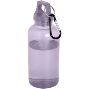 Bouteille d'eau Oregon de 400 ml en plastique recyclé avec mousqueton 9
