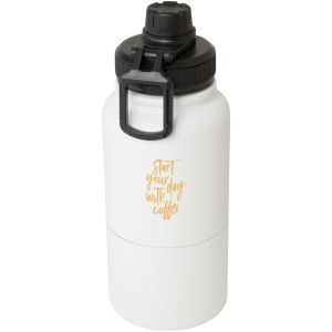 Bouteille de sport Dupeca de 840 ml avec isolation en acier inoxydable certifiée RCS 4